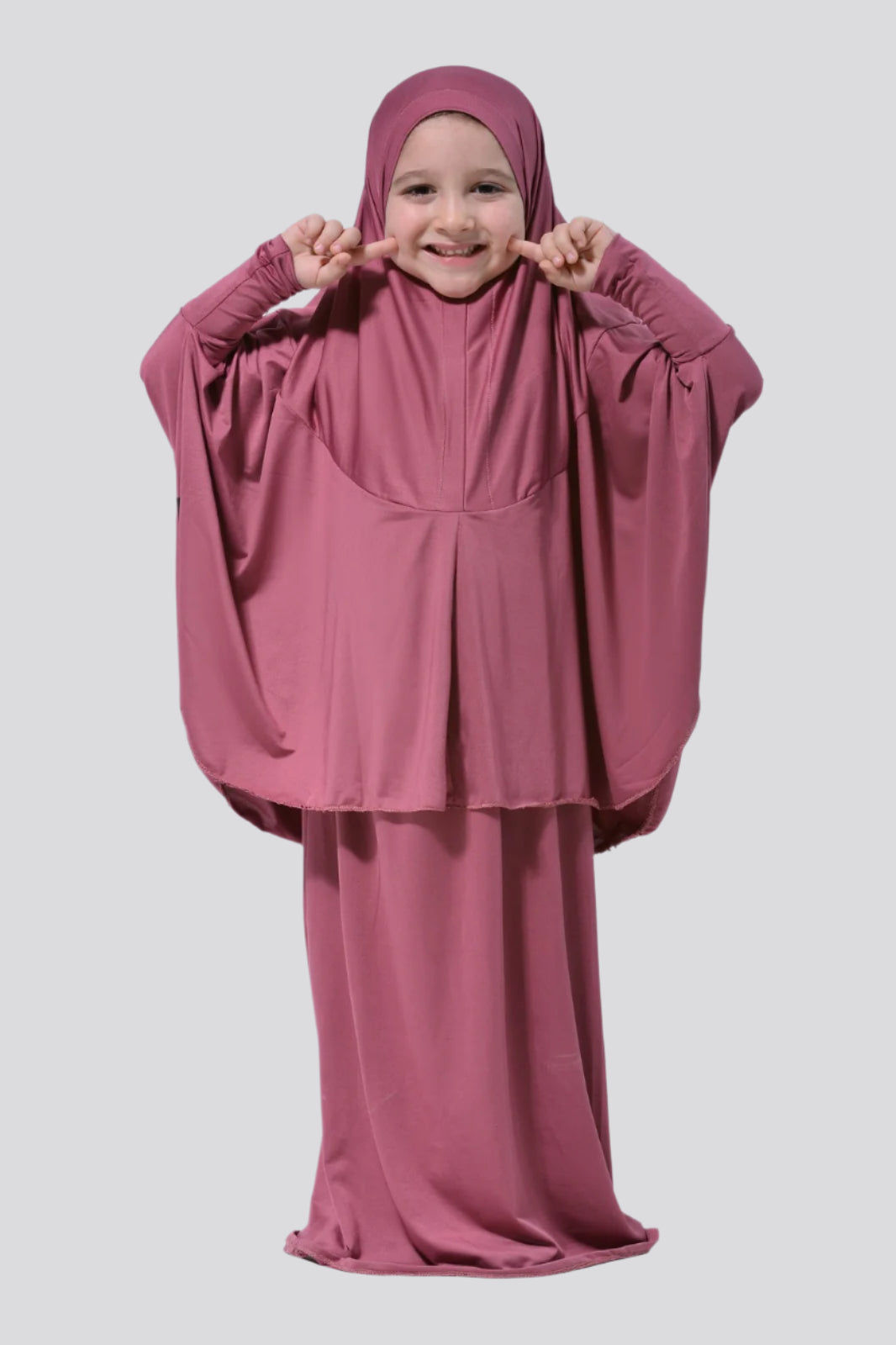 Two-Piece Prayer Dress Set for Girls