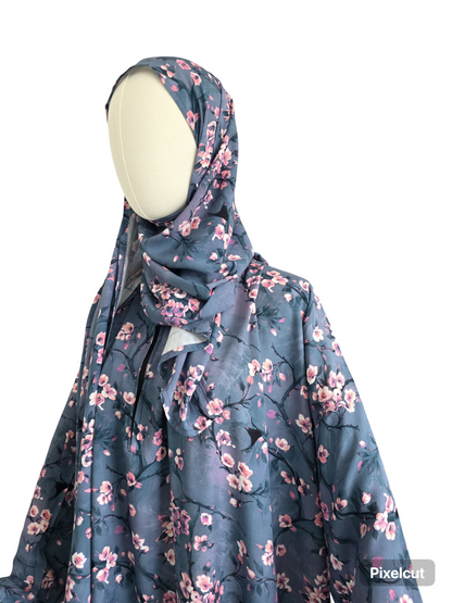 Zahraty Prayer Dress – Premium Modest Wear with Attached Hijab