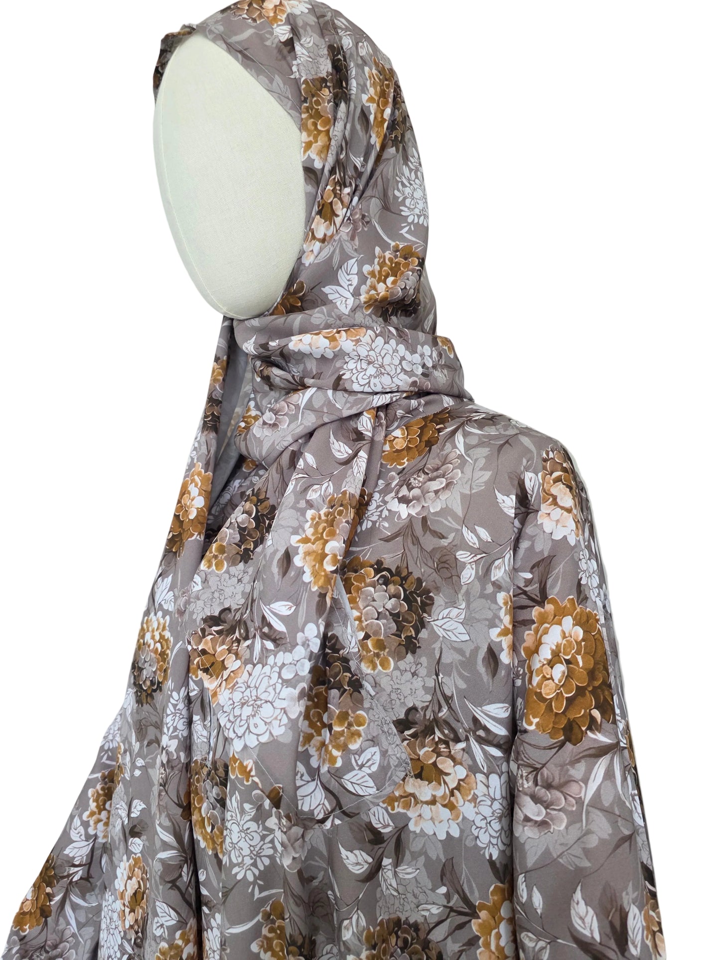Zahraty Prayer Dress – Premium Modest Wear with Attached Hijab