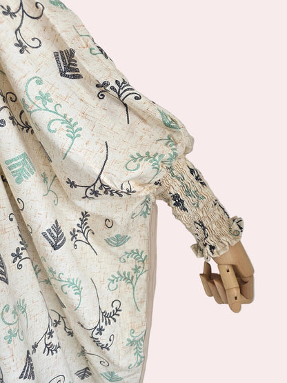 Zahraty Butterfly Prayer Dress – Modest Prayer Wear with Attached Hijab