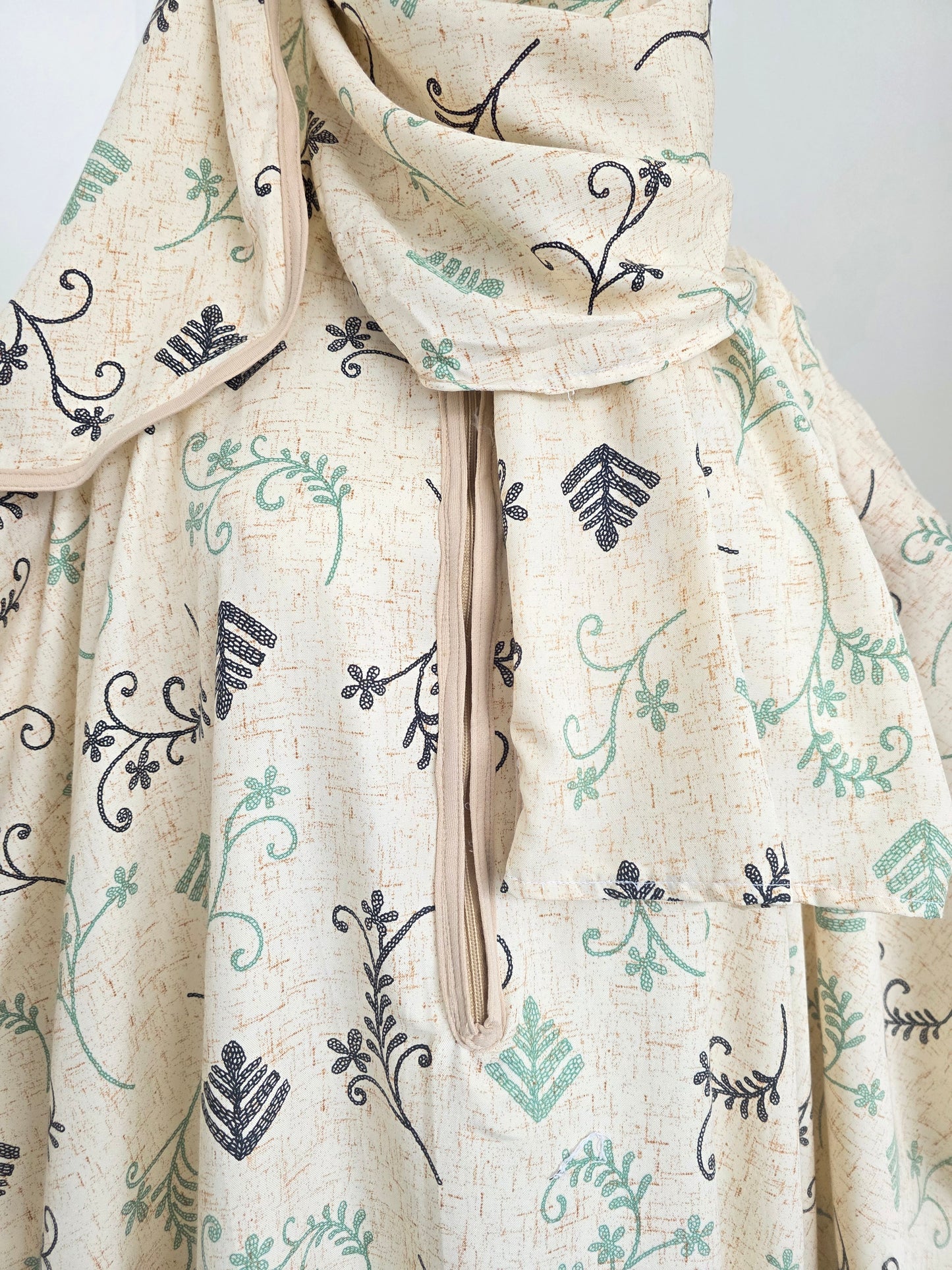 Zahraty Butterfly Prayer Dress – Modest Prayer Wear with Attached Hijab