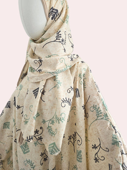 Zahraty Butterfly Prayer Dress – Modest Prayer Wear with Attached Hijab