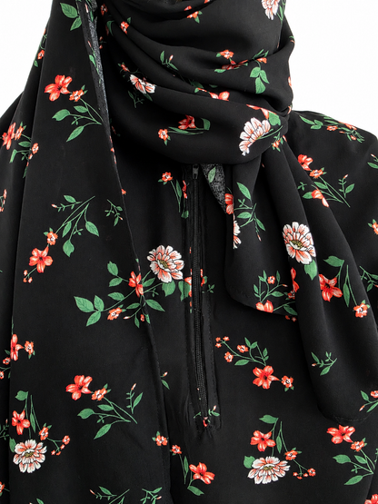 Zahraty Prayer Dress – Premium Modest Wear with Attached Hijab