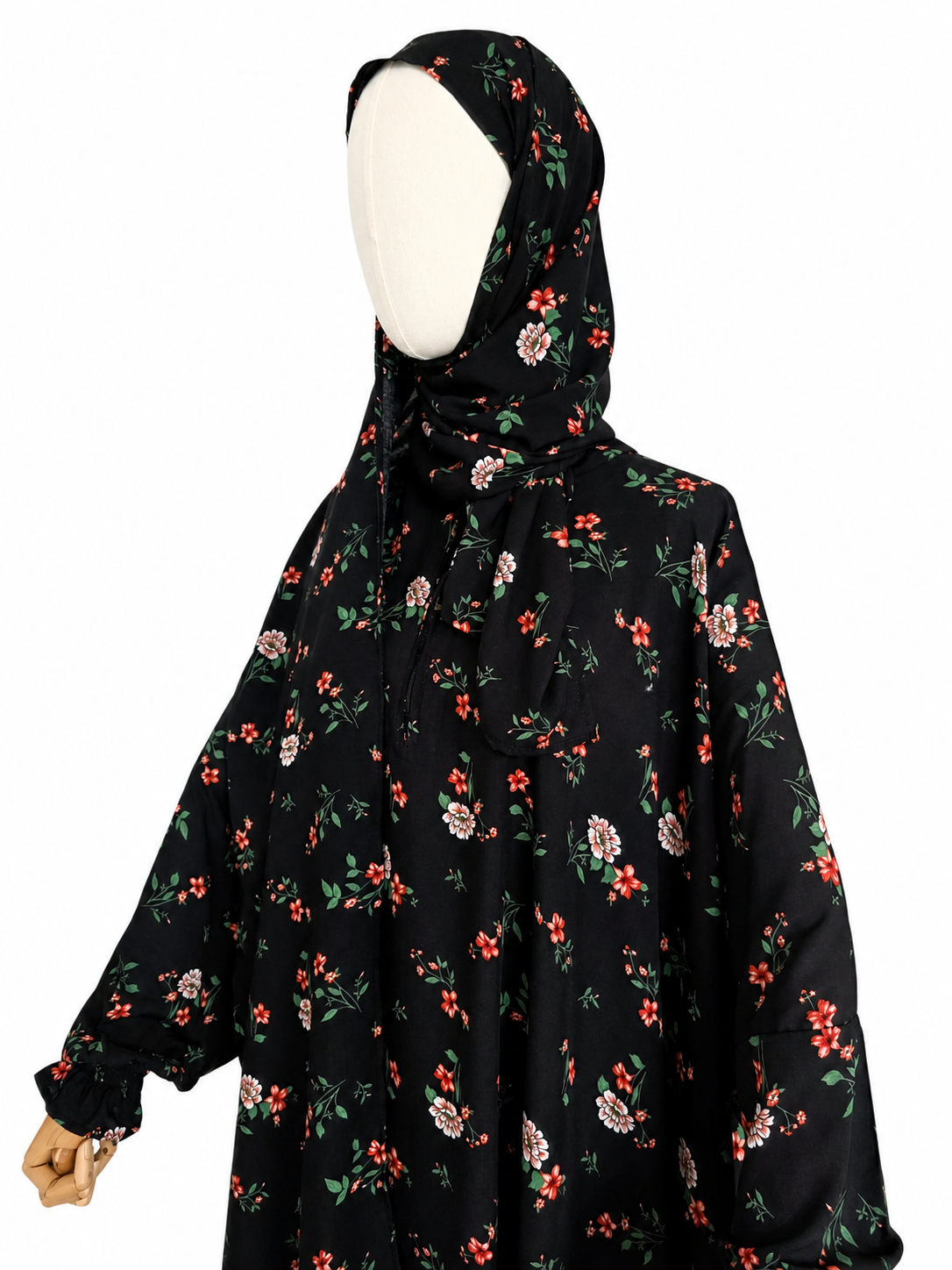 Zahraty premium prayer dress with attached hijab
