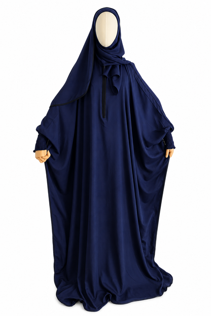 Zahraty Butterfly Prayer Dress – Modest Prayer Wear with Attached Hijab