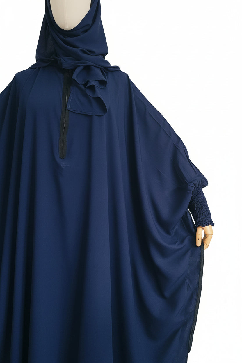 Zahraty Butterfly Prayer Dress – Modest Prayer Wear with Attached Hijab