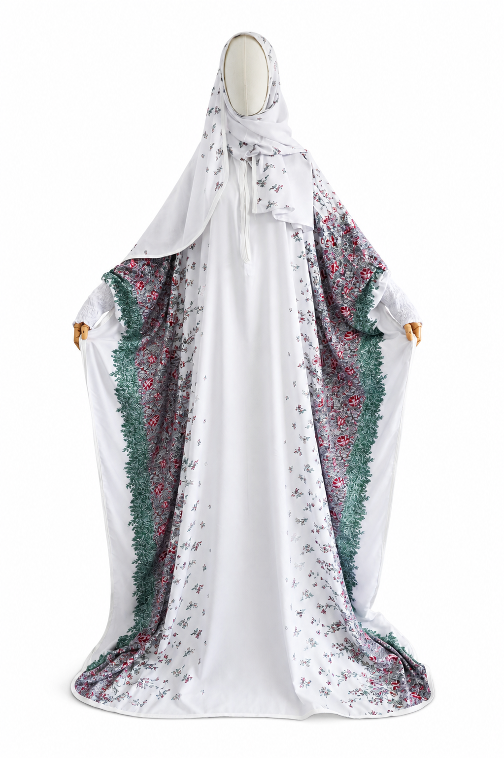 Zahraty Butterfly Prayer Dress – Modest Prayer Wear with Attached Hijab