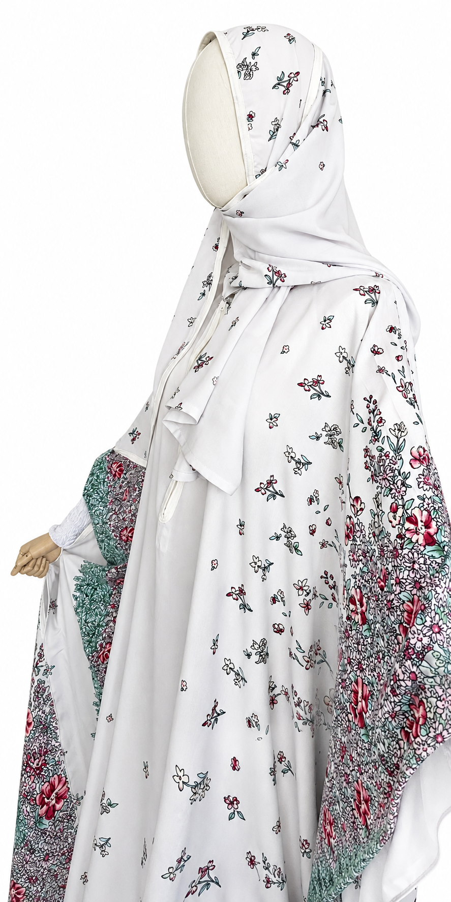 Zahraty Butterfly Prayer Dress – Modest Prayer Wear with Attached Hijab